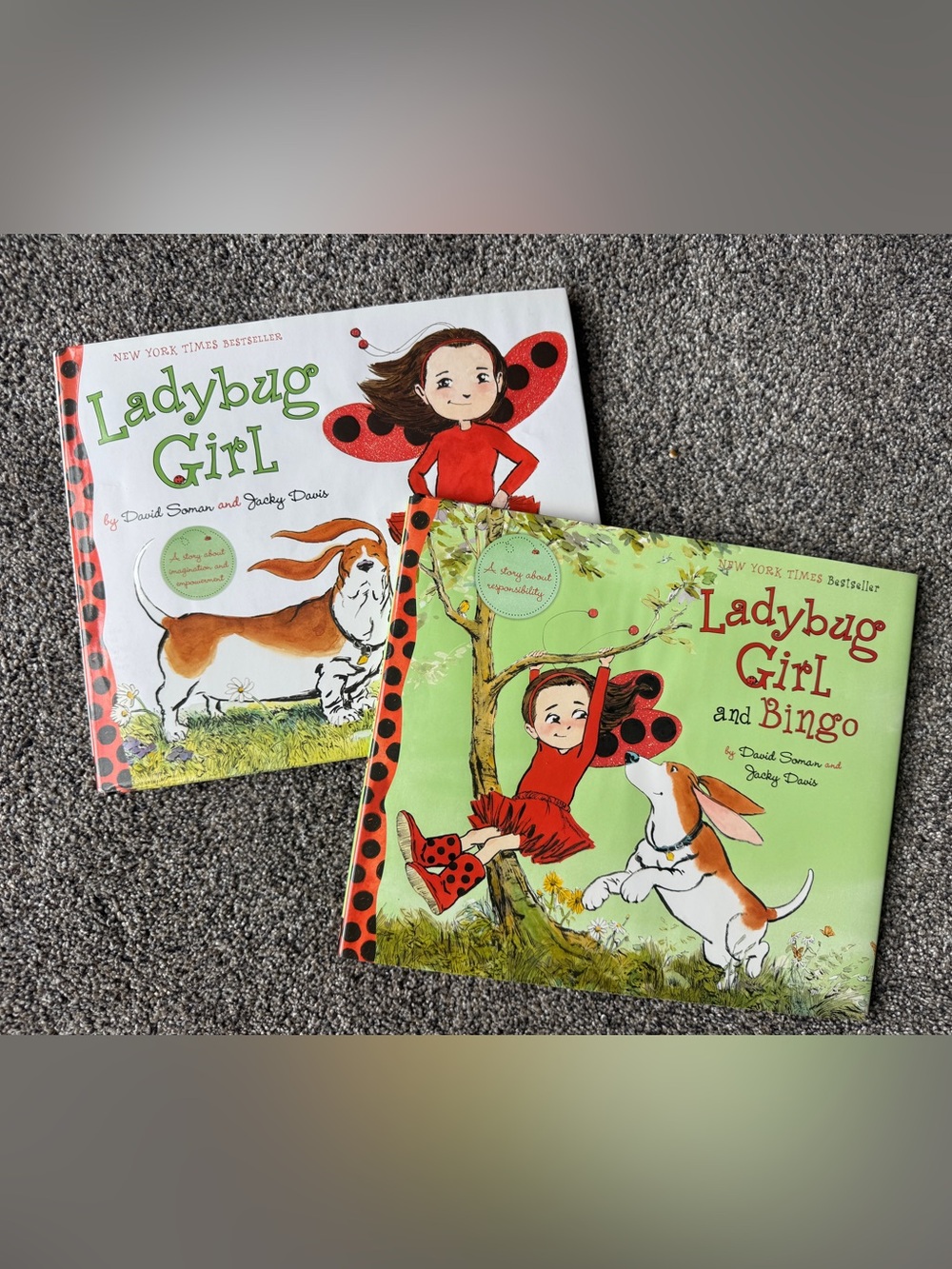 Ladybug Girl and Ladybug Girl and Bingo Children’s Books - set of 2